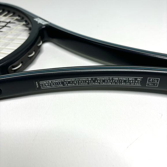 Prince Graphite Powerflex 90 Tennis Racquet With Cover - Picture 3 of 7